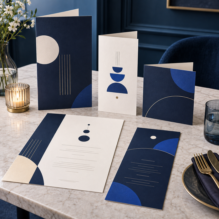 Professional printed restaurant and cafe menus